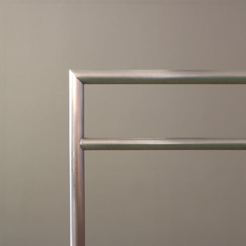 A621 ハンガーラック ステンレス×ウッド 什器 高さ151㎝ 幅90㎝ 奥行き40㎝