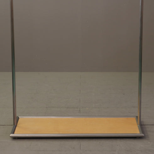 A621 ハンガーラック ステンレス×ウッド 什器 高さ151㎝ 幅90㎝ 奥行き40㎝