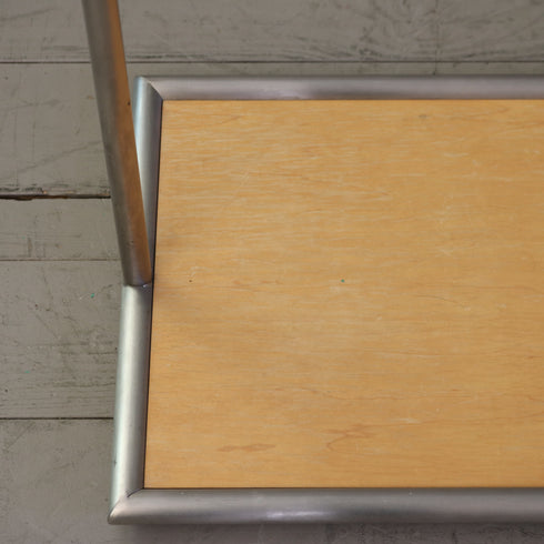 A621 ハンガーラック ステンレス×ウッド 什器 高さ151㎝ 幅90㎝ 奥行き40㎝