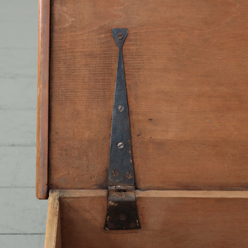 C623 ブランケットボックス 木製 輸入家具 高さ41㎝ 幅74㎝ 奥行き46㎝