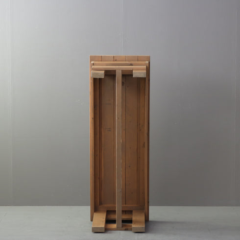 C624 木製ベンチ 什器 高さ45㎝ 幅125㎝ 奥行き44㎝