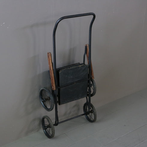 C628 アンティークベビーカー ウッド×アイアン 輸入家具 高さ83㎝ 幅45㎝ 奥行き63㎝