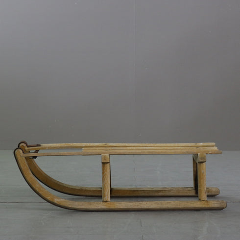 C629 アンティーク木製そり 輸入家具 高さ23㎝ 幅84㎝ 奥行き34㎝