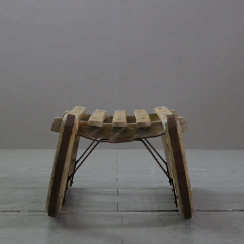 C629 アンティーク木製そり 輸入家具 高さ23㎝ 幅84㎝ 奥行き34㎝