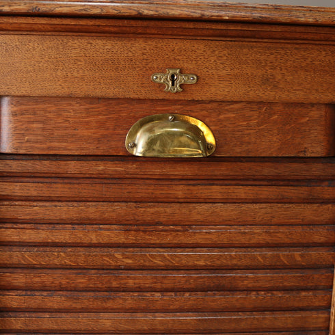 0278 アンティークキャビネット 蛇腹式