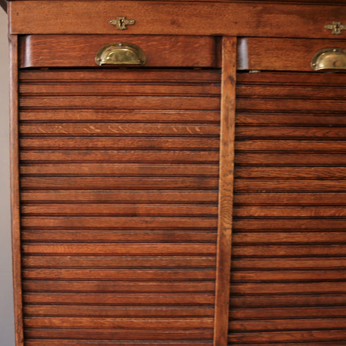 0278 アンティークキャビネット 蛇腹式