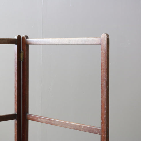 C648 アンティーク タオルラック 木製 輸入家具 高さ83㎝ 幅41㎝ 奥行き3㎝