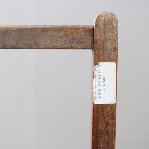 C648 アンティーク タオルラック 木製 輸入家具 高さ83㎝ 幅41㎝ 奥行き3㎝