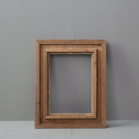 G665 額縁 ライトグレー 高さ48㎝ 幅38㎝ 奥行き5㎝