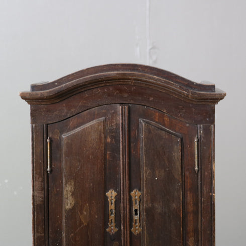 C679 アンティーク ミニキャビネット 木製 ドイツ輸入家具 高さ49㎝ 幅30㎝ 奥行き15㎝