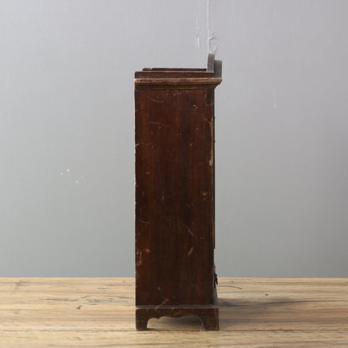 C679 アンティーク ミニキャビネット 木製 ドイツ輸入家具 高さ49㎝ 幅30㎝ 奥行き15㎝