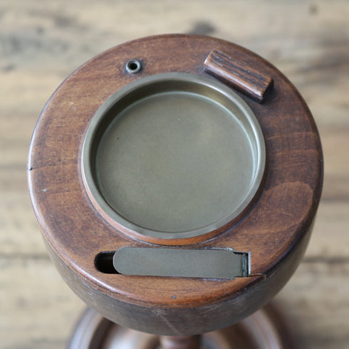 C680 スタンド灰皿 木製 ドイツ輸入家具 高さ59㎝ 幅24㎝ 奥行き24㎝