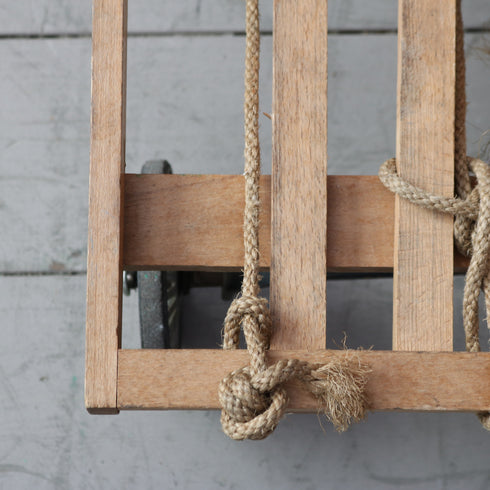 C682 トローリー 木製 ドイツ輸入家具 高さ21㎝ 幅43㎝ 奥行き68㎝