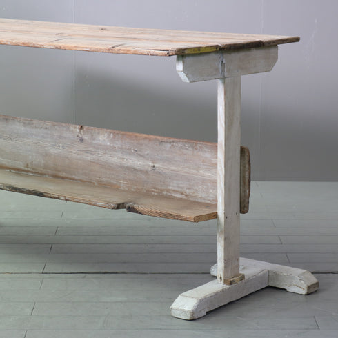 C683 アンティーク テーブル 作業台 木製 ドイツ輸入家具 高さ86㎝ 幅208㎝ 奥行き70㎝