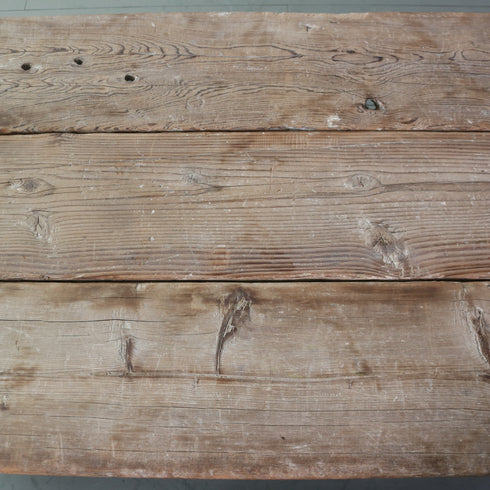 C683 アンティーク テーブル 作業台 木製 ドイツ輸入家具 高さ86㎝ 幅208㎝ 奥行き70㎝