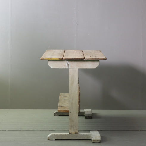 C683 アンティーク テーブル 作業台 木製 ドイツ輸入家具 高さ86㎝ 幅208㎝ 奥行き70㎝