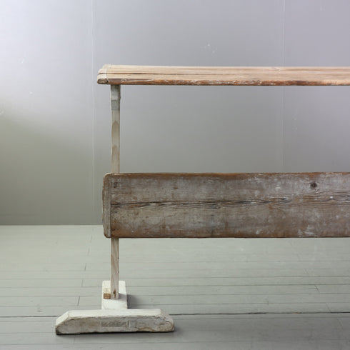 C683 アンティーク テーブル 作業台 木製 ドイツ輸入家具 高さ86㎝ 幅208㎝ 奥行き70㎝