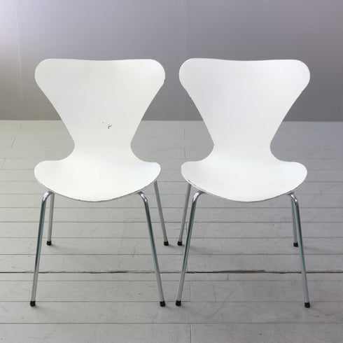 C690 白チェア ウッド×アイアン 高さ79㎝ 幅49㎝ 奥行き47㎝