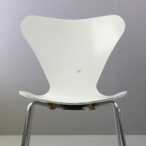 C690 白チェア ウッド×アイアン 高さ79㎝ 幅49㎝ 奥行き47㎝