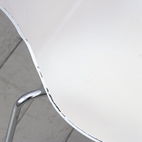 C690 白チェア ウッド×アイアン 高さ79㎝ 幅49㎝ 奥行き47㎝