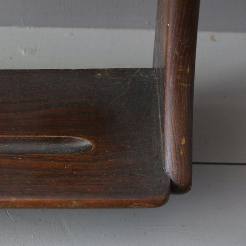 アーコール ウォールラック 木製 イギリス輸入家具 高さ50㎝ 幅97㎝ 奥行き13㎝ 【C693】