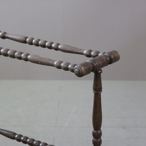 アンティーク タオルスタンド イギリス輸入家具 木製 高さ75㎝ 幅58㎝ 奥行き26㎝ 【C702】