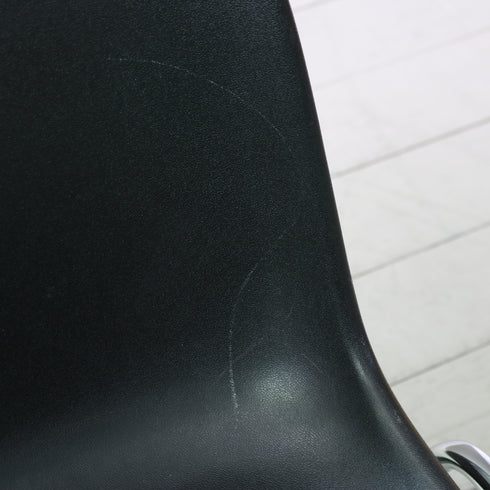 MOD ELENA スタッキングチェア イタリア製 黒 2脚SET 【C751】