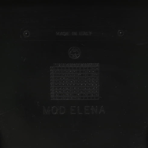 MOD ELENA スタッキングチェア イタリア製 黒 2脚SET 【C751】