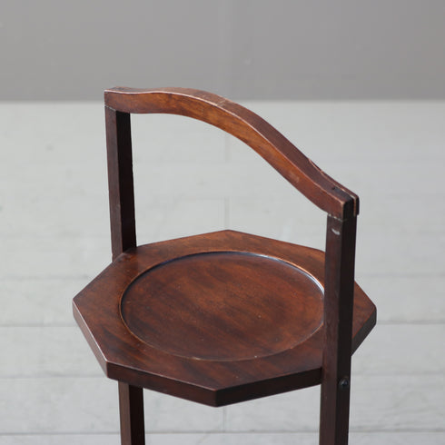 アンティーク ケーキスタンド 木製 イギリス輸入家具 高さ86㎝ 幅26㎝ 奥行き25㎝ 【C708】