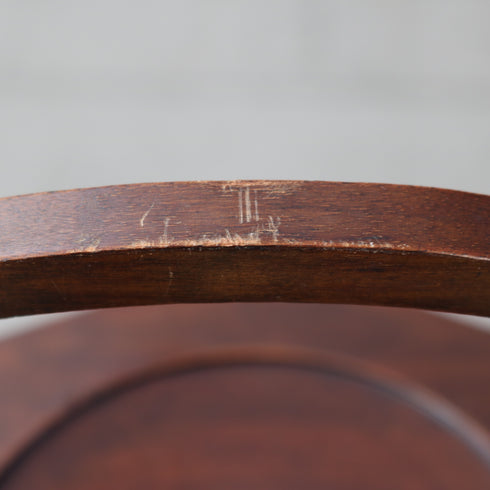 アンティーク ケーキスタンド 木製 イギリス輸入家具 高さ86㎝ 幅26㎝ 奥行き25㎝ 【C708】