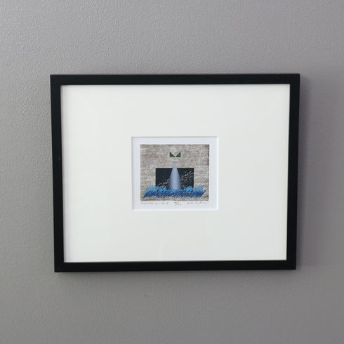 K5 版画作品 リトグラフ 黒フレーム