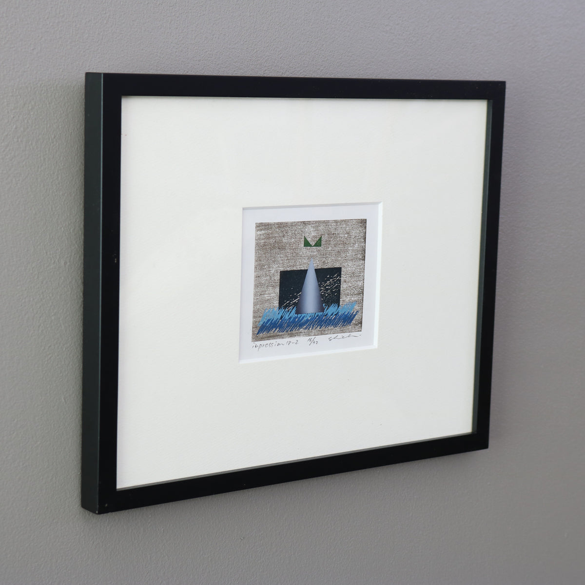 K5 版画作品 リトグラフ 黒フレーム – uragami