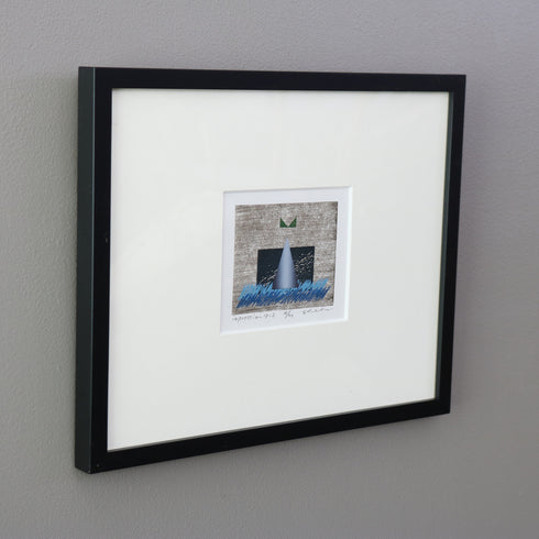 K5 版画作品 リトグラフ 黒フレーム