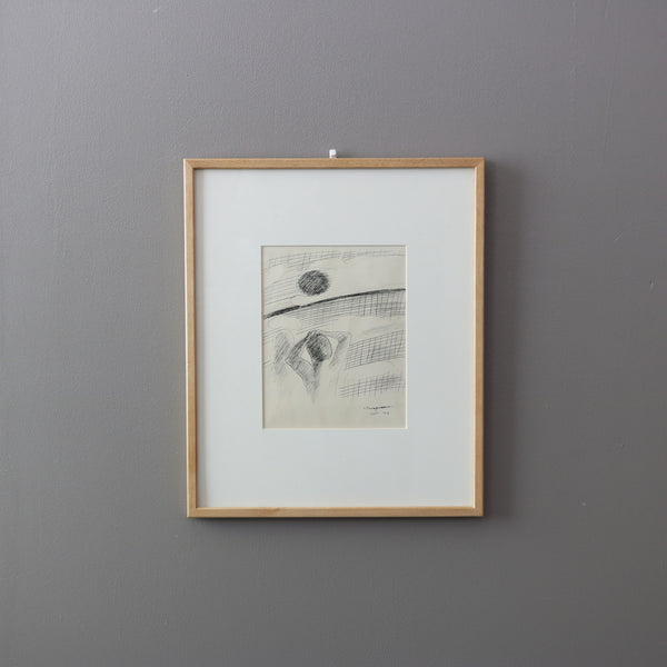 K9 ドローイング系 木製ナチュラルフレーム 人物モチーフ