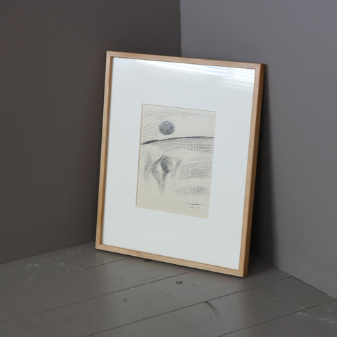 K9 ドローイング系 木製ナチュラルフレーム 人物モチーフ