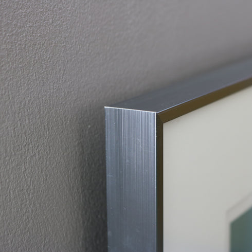 K12 リトグラフ作品 シルバーフレーム 蝶と花モチーフ