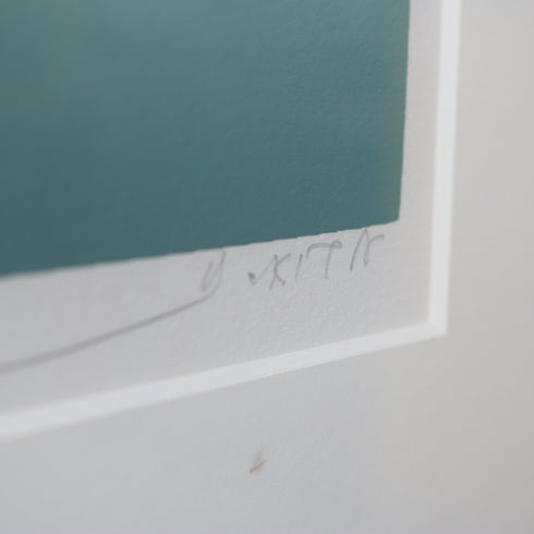 K12 リトグラフ作品 シルバーフレーム 蝶と花モチーフ