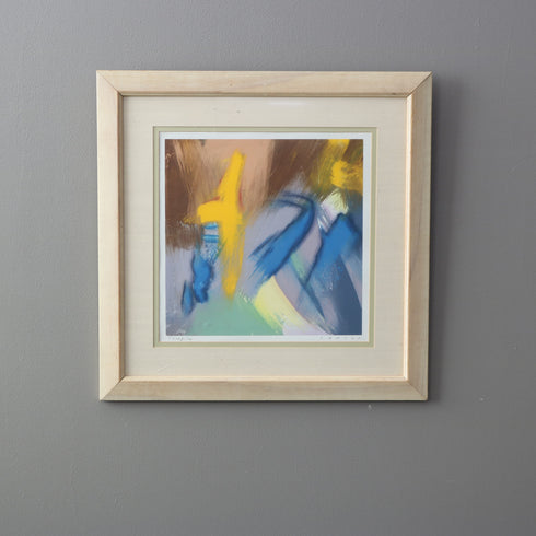 K14 抽象作品 木製ナチュラルフレーム