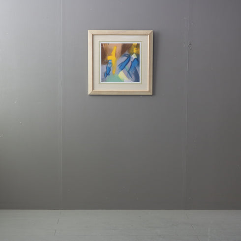 K14 抽象作品 木製ナチュラルフレーム