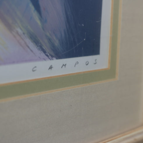 K14 抽象作品 木製ナチュラルフレーム