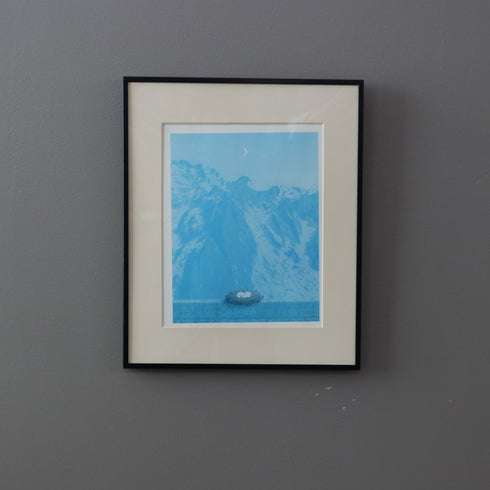 K15 アートポスター(複製) 黒フレーム マグリット風イメージ