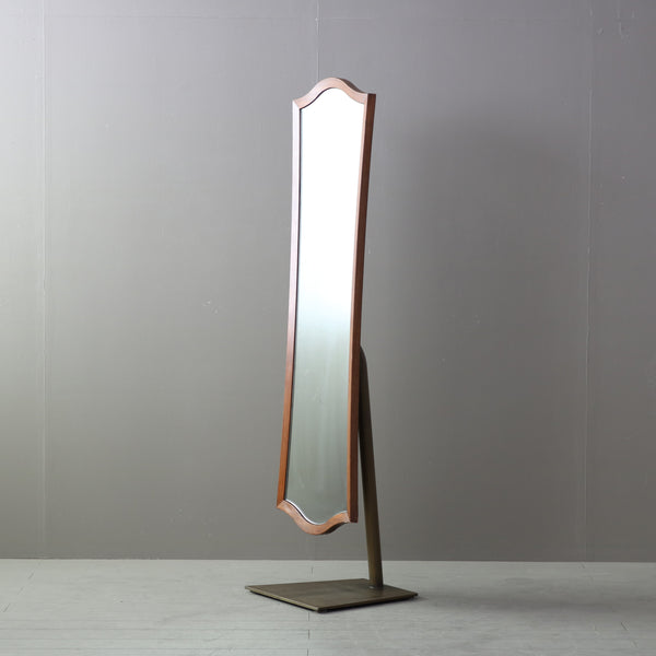 D722 ヴィンテージ スタンドミラー ウッド×アイアン 高さ159㎝ 幅45㎝ 奥行き40㎝