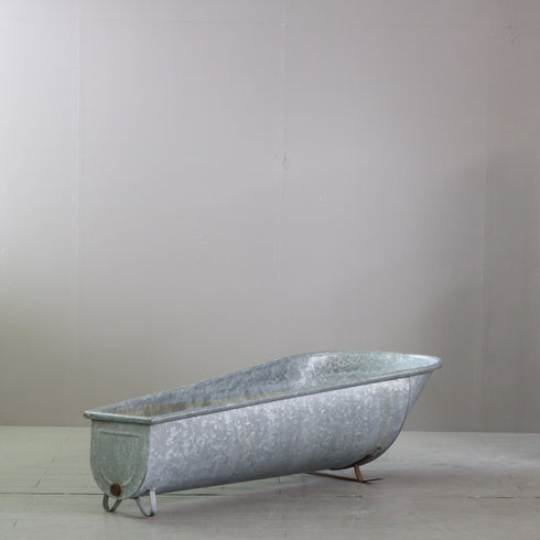 C727 ヴィンテージ メタル バスタブ 高さ45㎝ 幅163㎝ 奥行き66㎝