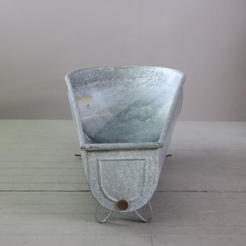 C727 ヴィンテージ メタル バスタブ 高さ45㎝ 幅163㎝ 奥行き66㎝