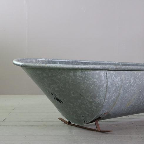 C727 ヴィンテージ メタル バスタブ 高さ45㎝ 幅163㎝ 奥行き66㎝