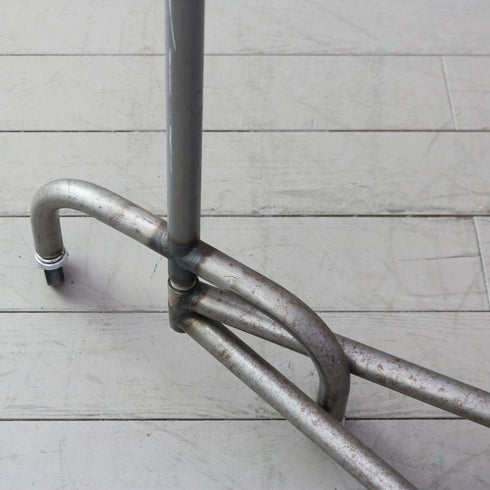 A729 ハンガーラック キャスター付き 開閉式 金属製 什器 高さ160㎝ 幅200㎝ 奥行き40㎝