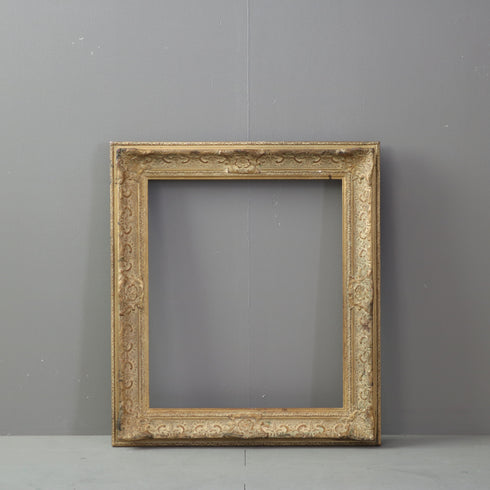 G732 ヴィンテージ額縁 ライトゴールド H66/W58/D7