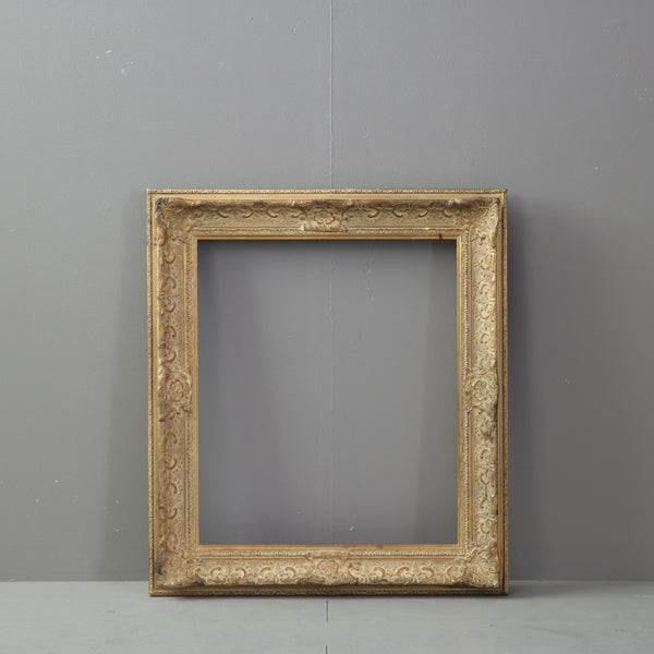 G732 ヴィンテージ額縁 ライトゴールド H66/W58/D7