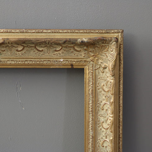 G732 ヴィンテージ額縁 ライトゴールド H66/W58/D7