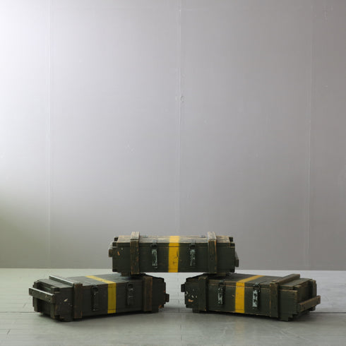 C742 ヴィンテージ ミリタリーボックス H21/W73/D36